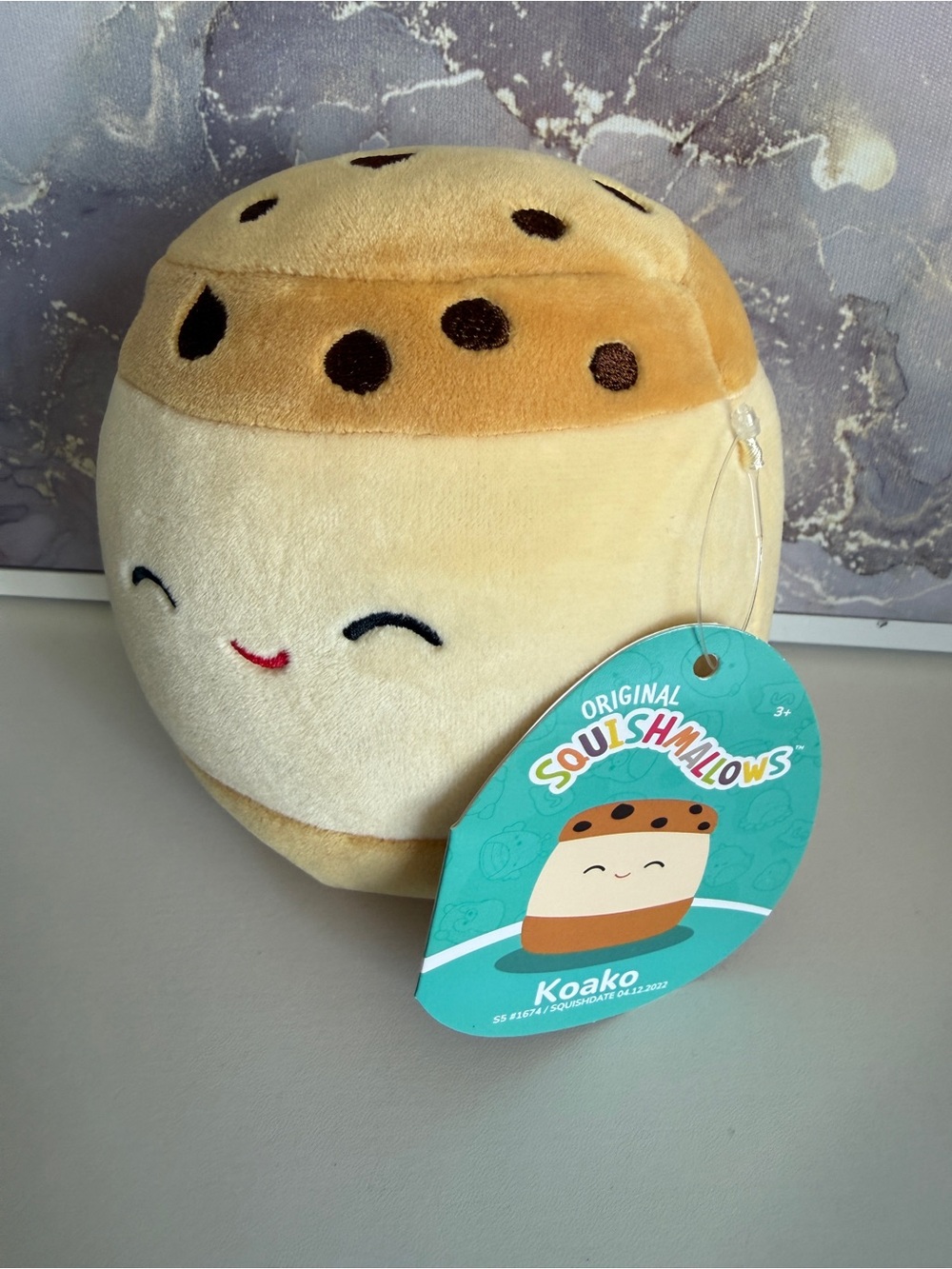 Squishmallows Koako S’mores Plush NWT Foodie Kawaii Collectible Stuffed Animal
